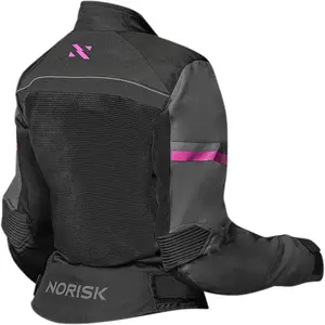 Imagem 2 de Jaqueta Norisk Trip Air Feminina - Preta/Rosa (Ventilada)