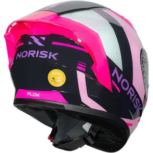 Imagem 7 de Capacete Norisk Flow Run - Azul/Rosa