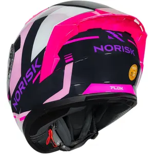 Imagem 6 de Capacete Norisk Flow Run - Azul/Rosa