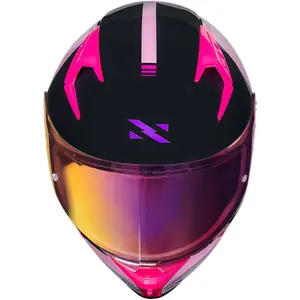 Imagem 5 de Capacete Norisk Flow Run - Azul/Rosa