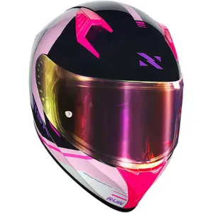 Imagem 4 de Capacete Norisk Flow Run - Azul/Rosa