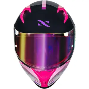 Imagem 2 de Capacete Norisk Flow Run - Azul/Rosa