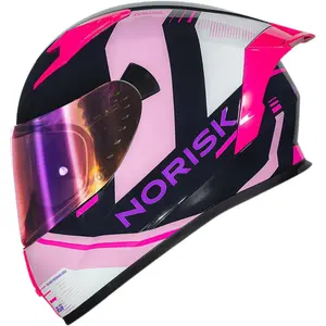 Imagem 1 de Capacete Norisk Flow Run - Azul/Rosa