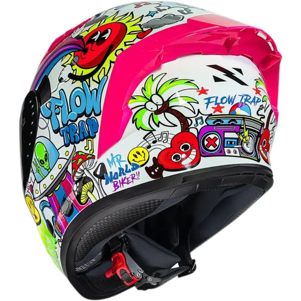 Capacete Norisk Flow Trap - Branco - Grid Motors