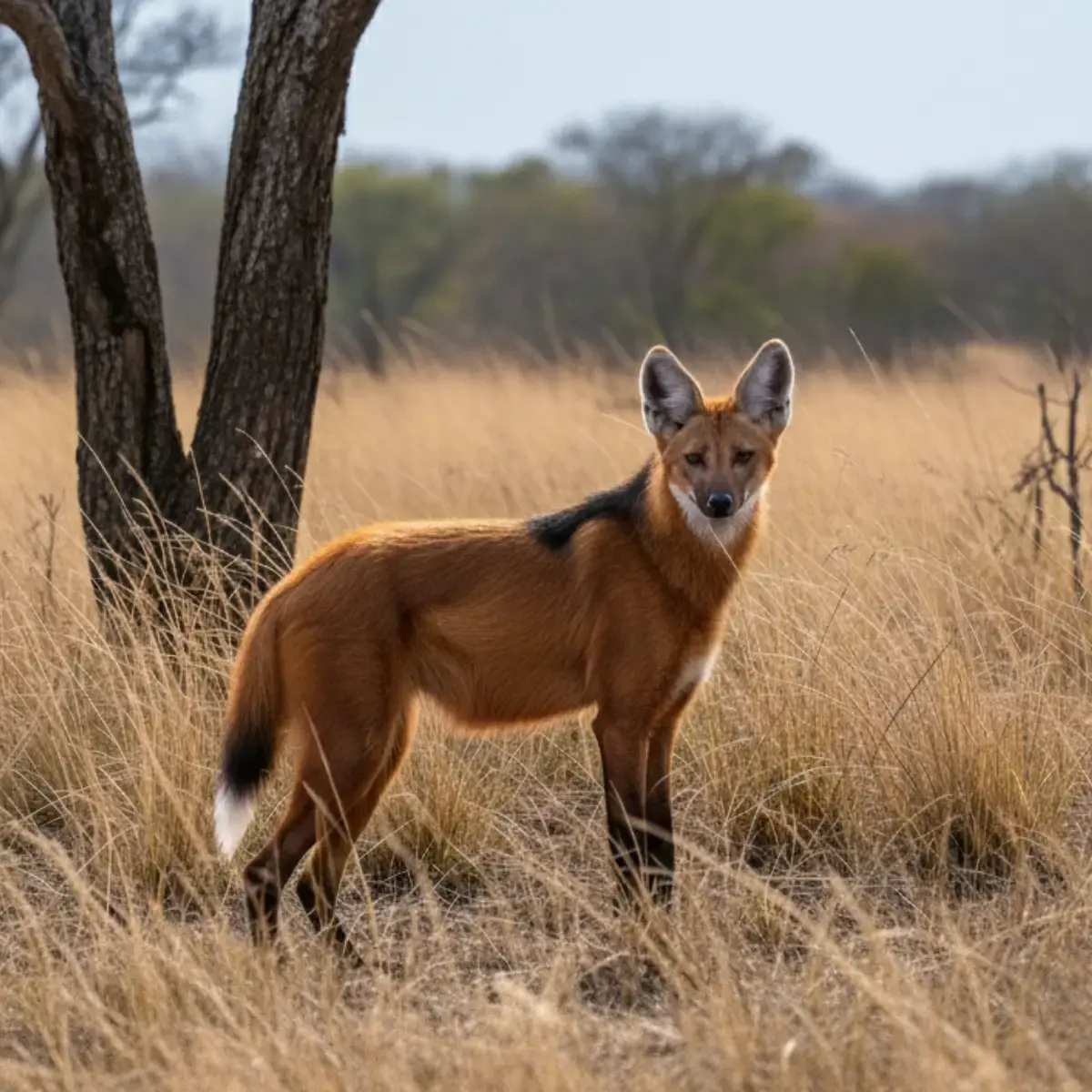 Lobo-Guará no Cerrado