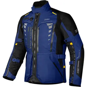 Jaqueta Alpinestars Zaca Air - Preto/Branco/Vermelho Fluor - Grid
