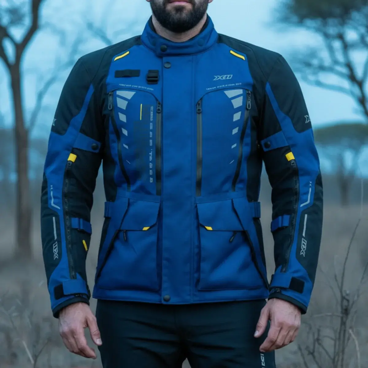 Jaqueta Cerrado Expedition azul