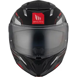Imagem 8 de Capacete MT Atom 2 SV Bast D5 - Cinza/Preto Fosco (Articulado)