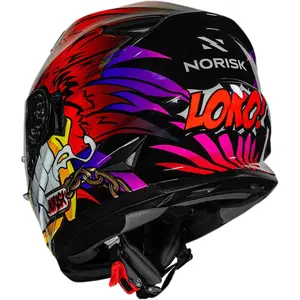 Imagem 7 de Capacete Norisk FF302 Soul II Loko - Vermelho