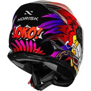 Imagem 8 de Capacete Norisk FF302 Soul II Loko - Vermelho