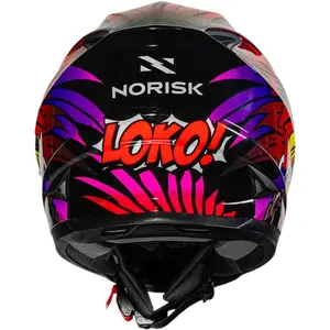 Imagem 9 de Capacete Norisk FF302 Soul II Loko - Vermelho