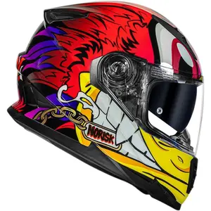 Imagem 2 de Capacete Norisk FF302 Soul II Loko - Vermelho