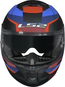 Imagem 3 de Capacete LS2 Stream 2 Road - Cinza Titânio/Vermelho Fosco