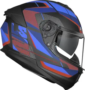 Imagem 2 de Capacete LS2 Stream 2 Road - Cinza Titânio/Vermelho Fosco