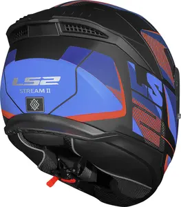 Imagem 8 de Capacete LS2 Stream 2 Road - Cinza Titânio/Vermelho Fosco