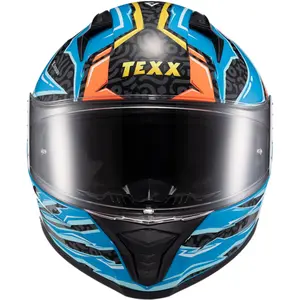 Imagem 5 de Capacete Texx Raptor Arcade - Azul/Vermelho/Amarelo