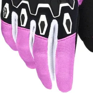 Imagem 4 de Luva Alpinestars Stella Full Bore V2 - Roxa/Branca/Preta