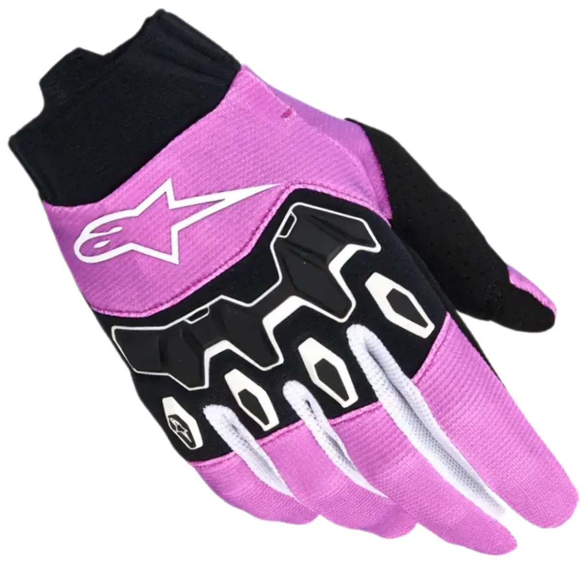 Luva Alpinestars Stella Full Bore V2 - Roxa/Branca/Preta - Grid Motors