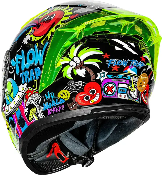 Capacete Norisk Flow Trap - Preto - Grid Motors