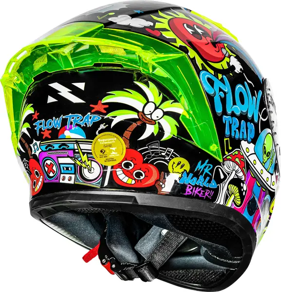 NORIP♡ Capacete Norisk Flow Trap - Preto - Black Friday Grid Motors