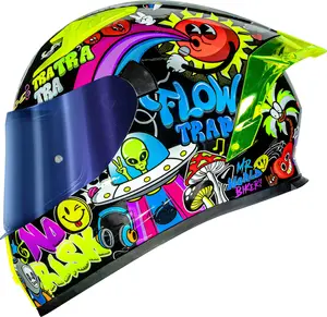 Capacete Norisk Flow Trap - Preto - Grid Motors