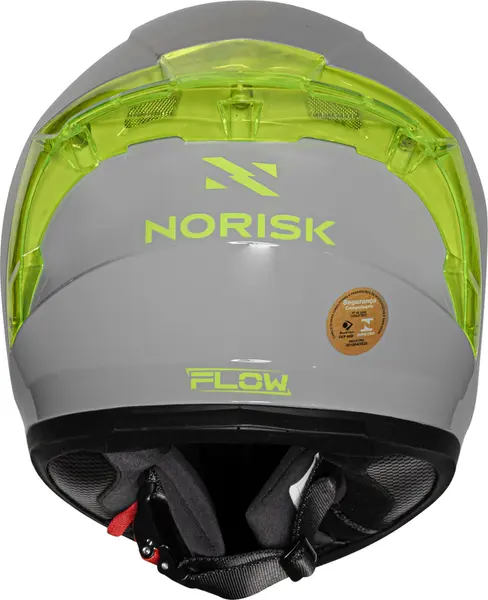 Capacete Norisk Flow Monocolor - Cinza - Grid Motors