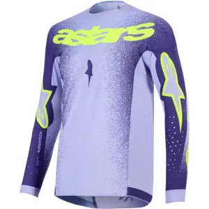Camisa Alpinestars Supertech Scenz 26 - Roxo/Amarelo Fluor