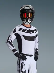 Imagem 4 de Camisa Alpinestars Racer Riway 26 - Branco/Preto