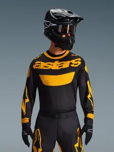 Imagem 3 de Camisa Alpinestars Racer Riway 26 - Amarelo/Preto