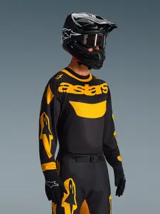 Imagem 4 de Camisa Alpinestars Racer Riway 26 - Amarelo/Preto