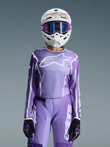 Imagem 3 de Camisa Alpinestars Stella Fluid Apex 26 - Roxo/Branco