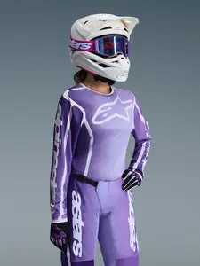 Imagem 4 de Camisa Alpinestars Stella Fluid Apex 26 - Roxo/Branco