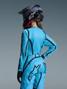 Imagem 5 de Camisa Alpinestars Stella Fluid Apex 26 - Verde Água/Preto