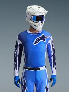 Imagem 3 de Camisa Alpinestars Racer Air Portl 26 - Azul/Branco Ucla