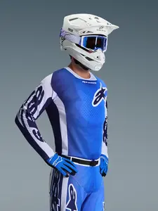 Imagem 4 de Camisa Alpinestars Racer Air Portl 26 - Azul/Branco Ucla