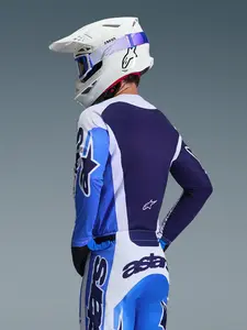 Imagem 5 de Camisa Alpinestars Racer Air Portl 26 - Azul/Branco Ucla
