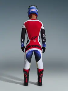 Imagem 8 de Camisa Alpinestars Techstar Knif 26 - Preto/Branco/Vermelho