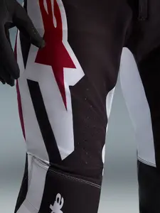 Imagem 10 de Calça Alpinestars Supertech AFD Vista 26 - Preto/Vermelho/Branco