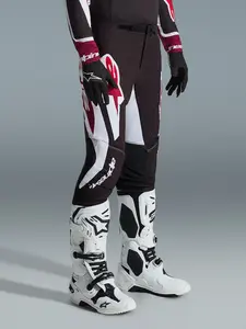 Imagem 4 de Calça Alpinestars Supertech AFD Vista 26 - Preto/Vermelho/Branco