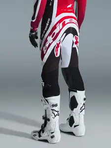 Imagem 5 de Calça Alpinestars Supertech AFD Vista 26 - Preto/Vermelho/Branco