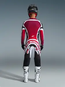 Imagem 8 de Calça Alpinestars Supertech AFD Vista 26 - Preto/Vermelho/Branco