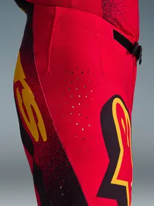Imagem 10 de Calça Alpinestars Supertech Scenz 26 - Vermelho/Preto/Amarelo
