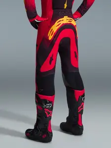Imagem 5 de Calça Alpinestars Supertech Scenz 26 - Vermelho/Preto/Amarelo