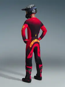 Imagem 9 de Calça Alpinestars Supertech Scenz 26 - Vermelho/Preto/Amarelo