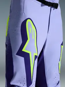 Imagem 9 de Calça Alpinestars Supertech Scenz 26 - Roxo/Amarelo Fluor