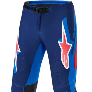 Imagem 3 de Calça Alpinestars Supertech Vista 26 - Azul Marinho/Vermelho