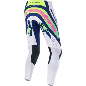 Imagem 2 de Calça Alpinestars Supertech Vista 26 - Cinza/Amarelo Fluor/Azul