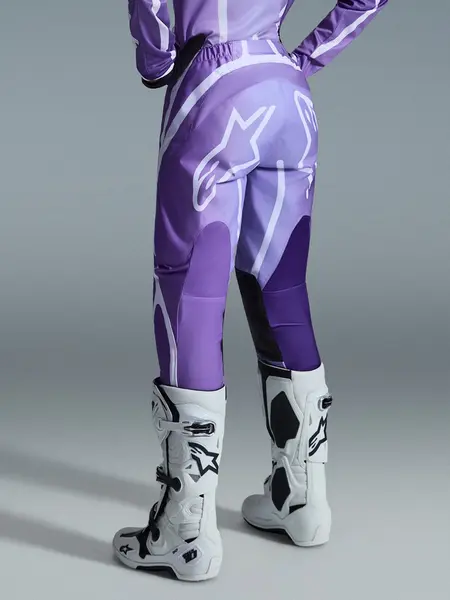 Calça Alpinestars Stella Fluid Apex 26 - Roxo/Branco - Grid Motors