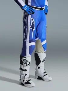 Imagem 4 de Calça Alpinestars Racer Air Portl 26 - Azul/Branco Ucla