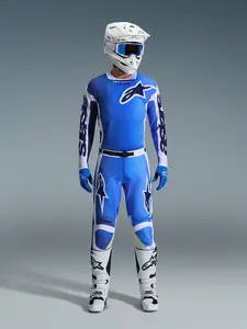 Imagem 6 de Calça Alpinestars Racer Air Portl 26 - Azul/Branco Ucla